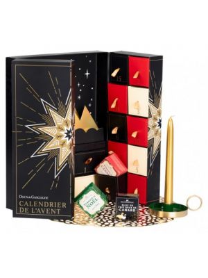 Pachet Cadou ADVENT CALENDAR cu foie gras, terine si delicatese pentru sarbatori, Ducs de Gascogne, 24 produse 