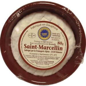 Saint Marcellin coupe Saint-Marcellin IGP în vas ceramic, 80 g