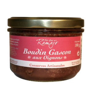 Carnati de casa Gascon cu ceapa, Ramajo, 180g Sângerete gascon cu ceapă, Ramajo, 180 g