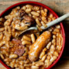 Cassoulet cu rata confiata și fasole din Tarbes, Ramajo, 1400g 3 Cassoulet cu confit de rață și fasole Tarbais IGP Label Rouge, Ramajo, 1400 g