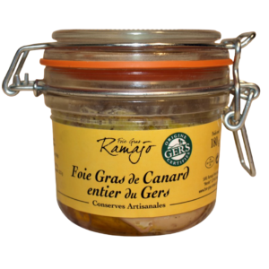 Foie gras de rata intreg, Ramajo ,180g 1 Foie gras întreg de rață din Gers IGP, Ramajo