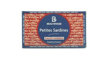 Petitessardinessauceharissa Sardine mici în sos harissa, Ferrigno, 69 g