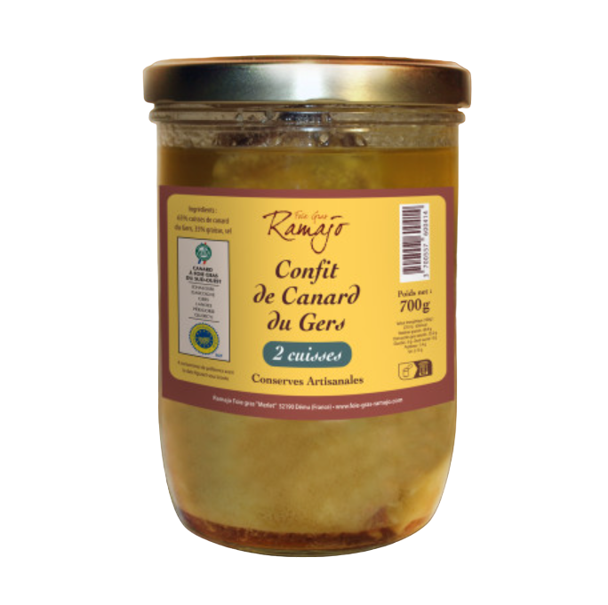 Confit de rață din Gers IGP, Ramajo, 700 g