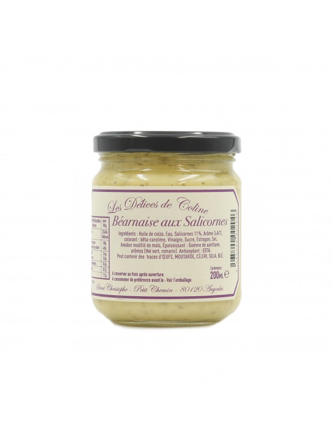 bearnaise-aux-salicornes-200g Sos béarnaise cu salicornie, Conserverie Saint Christophe, 200 ml