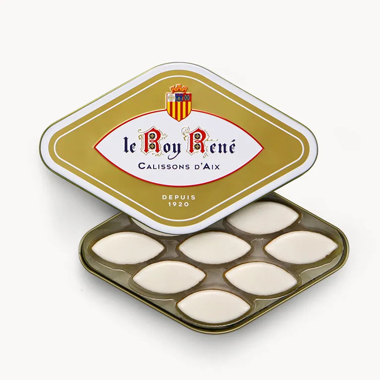 boite-losange-calissons-d-aix Calissons d’Aix, Le Roy René, 230 g
