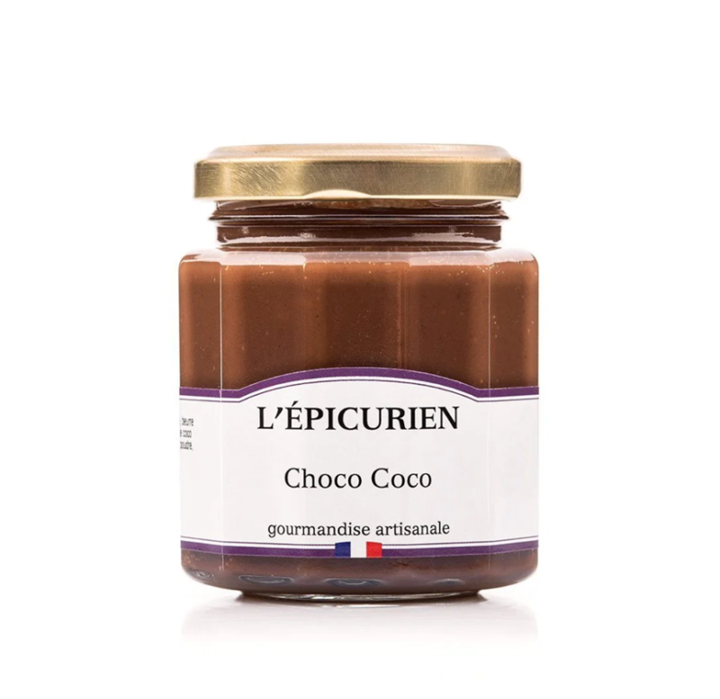 chocoadict1 Set cadou Choco Addict cu trei creme tartinabile de ciocolată, L’Épicurien, 350 g