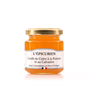 confitcidre Confit de cidru cu mere și Calvados, L’Épicurien, 125 g