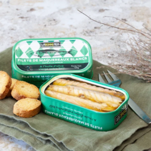 filetmacrou Fileuri de macrou alb în ulei de măsline extravirgin bio, La Bonnemer, 125 g