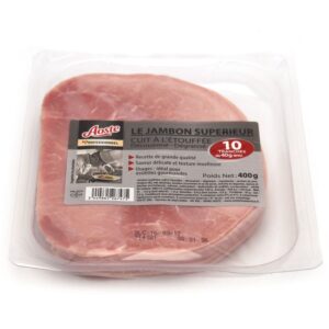 jambon Șuncă superioară gătită înăbușit, 10 felii, 400 g