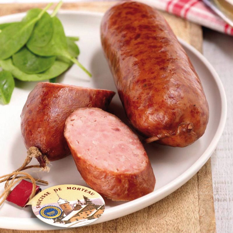 morteau Cârnați de Morteau IGP, fierți, 5 × aproximativ 400 g