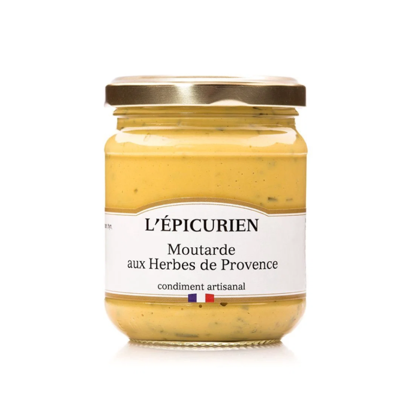 Muștar cu ierburi de Provence, L’Épicurien, 200 g