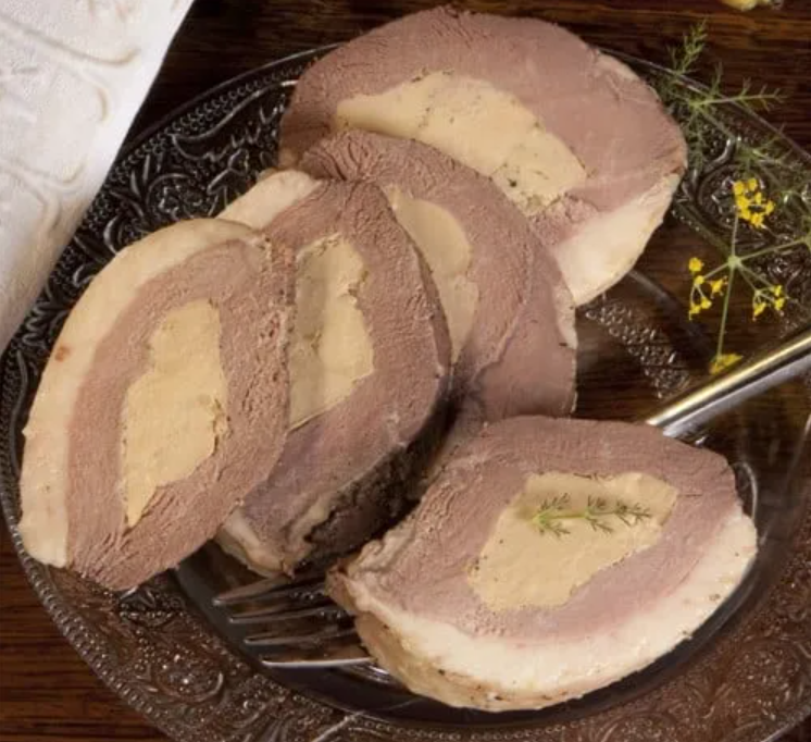 piept_de_rata_umplut_cu_foie_gras_ramajo_400g_2 Piept de rață umplut cu foie gras, Ramajo, 400 g