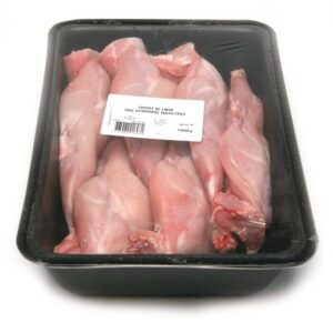 Pulpe de iepure certificate, origine Franța, 6 bucăți, aproximativ 1,2 kg