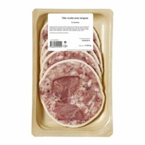 rulada cu cap si limba de porc Ruladă din cap și limbă de porc, 5 felii, 190 g