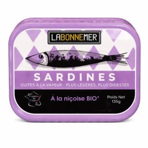 sardinenicoise Sardine bio în stil niçoise, Ferrigno, 135 g