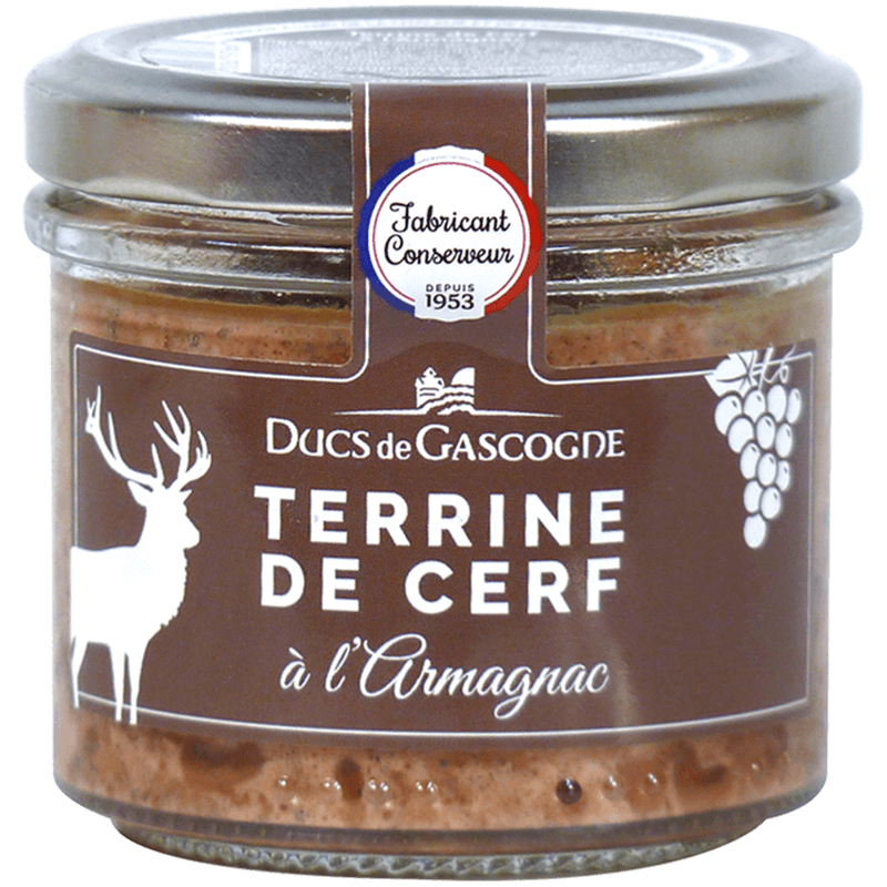terrine-cerf-armagnac Terină de cerb cu Armagnac, Ducs de Gascogne, 130 g