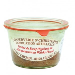 Terină de vită Highland din Marquenterre cu whisky din Picardia, Conserverie Saint Christophe, 270 g