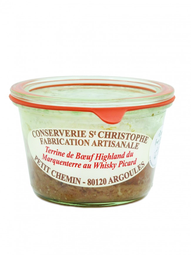 terrine-de-boeuf-highland-du-marquenterre-au-whisky-picard-270-g Terină de vită Highland din Marquenterre cu whisky din Picardia, Conserverie Saint Christophe, 270 g