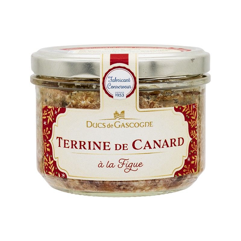 terrine-de-canard-a-la-figue Terină de rață cu smochine, Ducs de Gascogne, 180 g