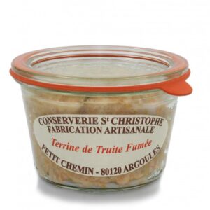 terrine-de-truite-fumee-270g Terină de păstrăv afumat, Conserverie Saint Christophe, 270 g