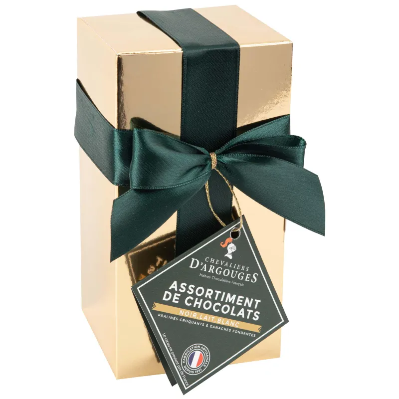 Ballotin cu 18 praline asortate, Chevaliers d’Argouges, 185 g