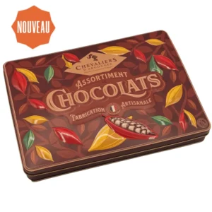 Cutie cadou cu 30 de praline asortate, Chevaliers d’Argouges, 300 g