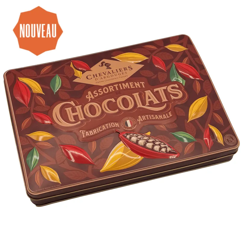 coffret-collection-30-chocolats (1) Cutie cadou cu 30 de praline asortate, Chevaliers d’Argouges, 300 g