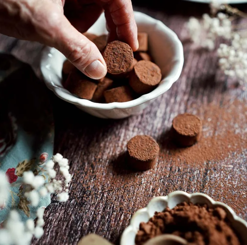 truffes_original Trufe de ciocolată neagră BIO și Fairtrade, Chevaliers d’Argouges, 160 g